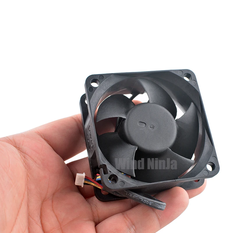 DS06025R12E ventilador de refrigeración silencioso para chasis, fuente de alimentación de CPU, 6cm, 60mm, 60x60x25mm, DC12V, 0.20A, 4 pines - imagen 5