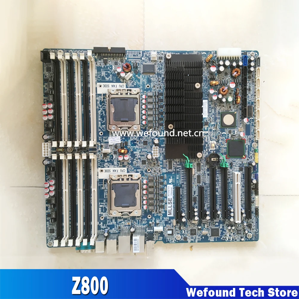Placa base de estación de trabajo para HP Z800 X58 LGA1366, compatible con placa base de CPU serie X56 591182 -001 460838 -003 - imagen 2
