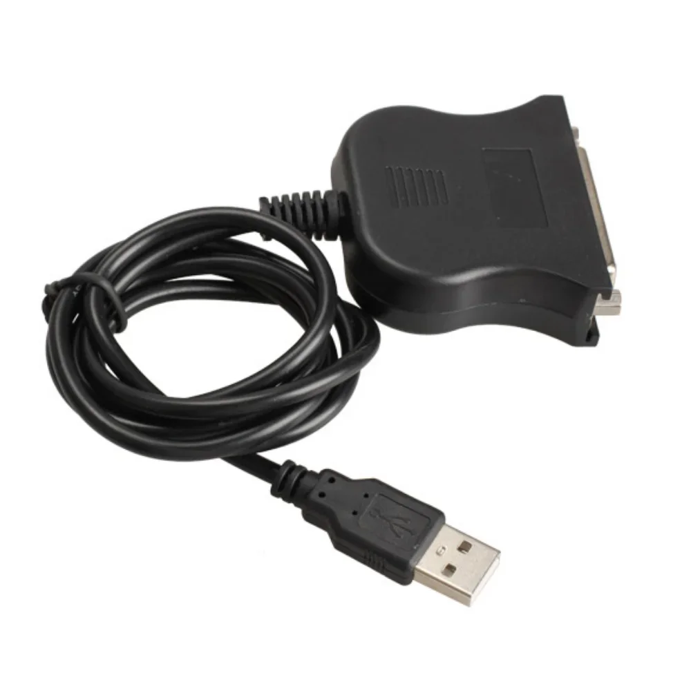 Cable USB A IEEE 1284, convertidor de impresión LPT paralelo de 25 pines, adaptador de Puerto hembra A DB25 para impresora PC de escritorio y oficina - imagen 5