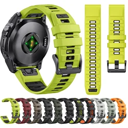 Correa QuickFit Garmin Fenix 8, 7X y Enduro 3 – Bicolor