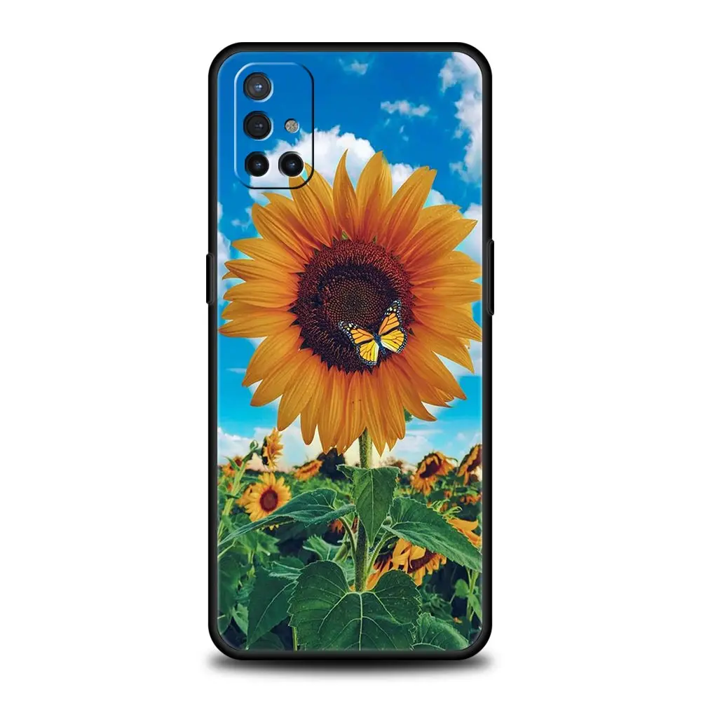 Funda de teléfono para OnePlus 12 11 10 9 Pro 9T 12R 10R 9R 9RT 10T 8T 7T Nord 2T CE 2 5G N200 N10 N100 funda suave flor 12 - imagen 2