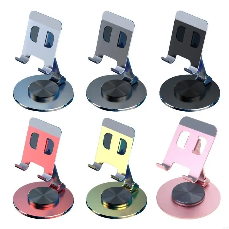 462E Soporte teléfono aluminio con ángulos visualización ajustables Metal soporte teléfono universal - imagen 5