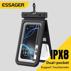 Essager Bolsa Impermeable Teléfono Doble Bolsillo Estanca para Surf