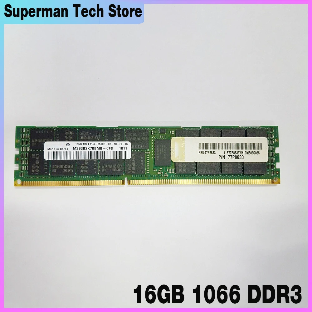 Para IBM RAM P720 P740 P750 P710 P730 77P8633 4528 memoria de servidor alta calidad envío rápido 16GB 1066 DDR3 - imagen 2