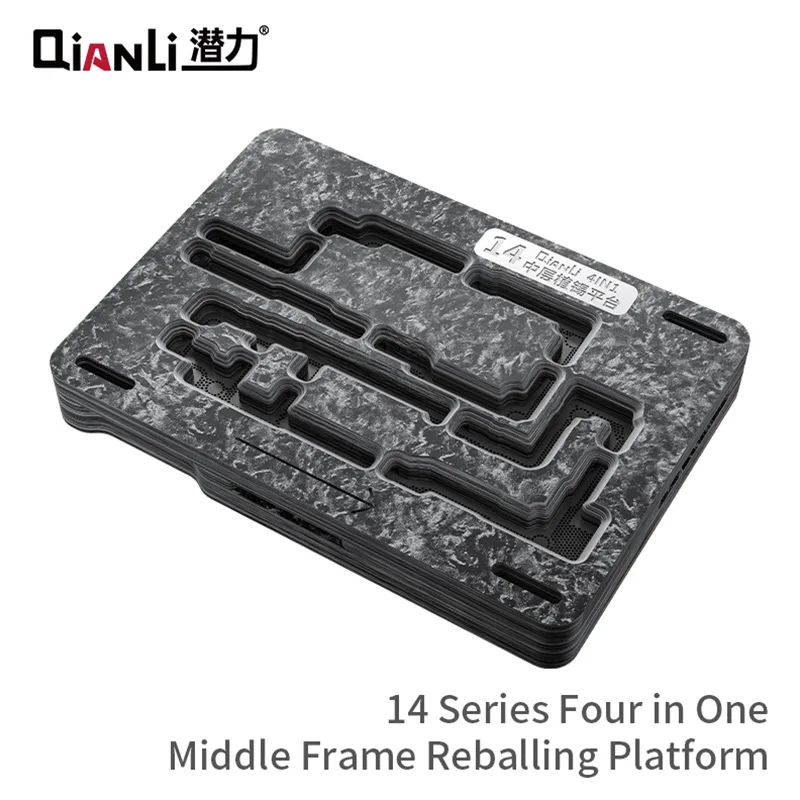 QIANLI-Plataforma de Reballing de Marco medio, Estación de Reparación de plantación de estaño para 14, 14Plus, 14Pro, 14pro Max, 15, 15Plus, 15Pro, 15pro Max, nueva - imagen 2