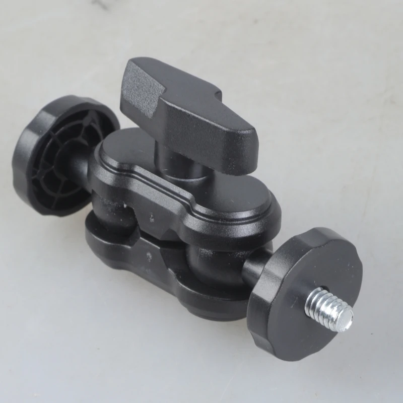 Adaptador rosca macho a macho ángulo ajustable 1/4 para montaje cámara, soporte para teléfono inteligente, accesorio - imagen 5