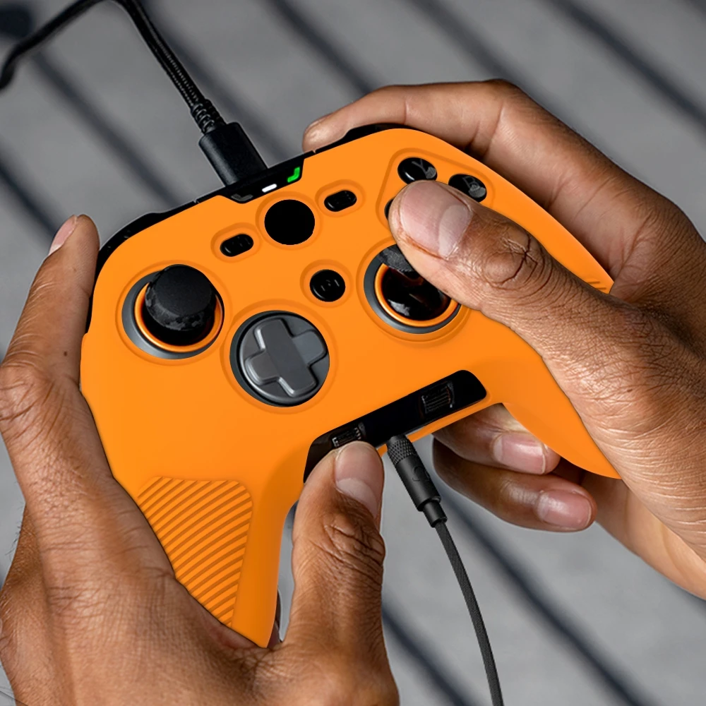 Para SCUF VALOR PRO controlador de juegos cubierta protectora de silicona anticaída a prueba de polvo funda de piel suave accesorios de juego - imagen 5