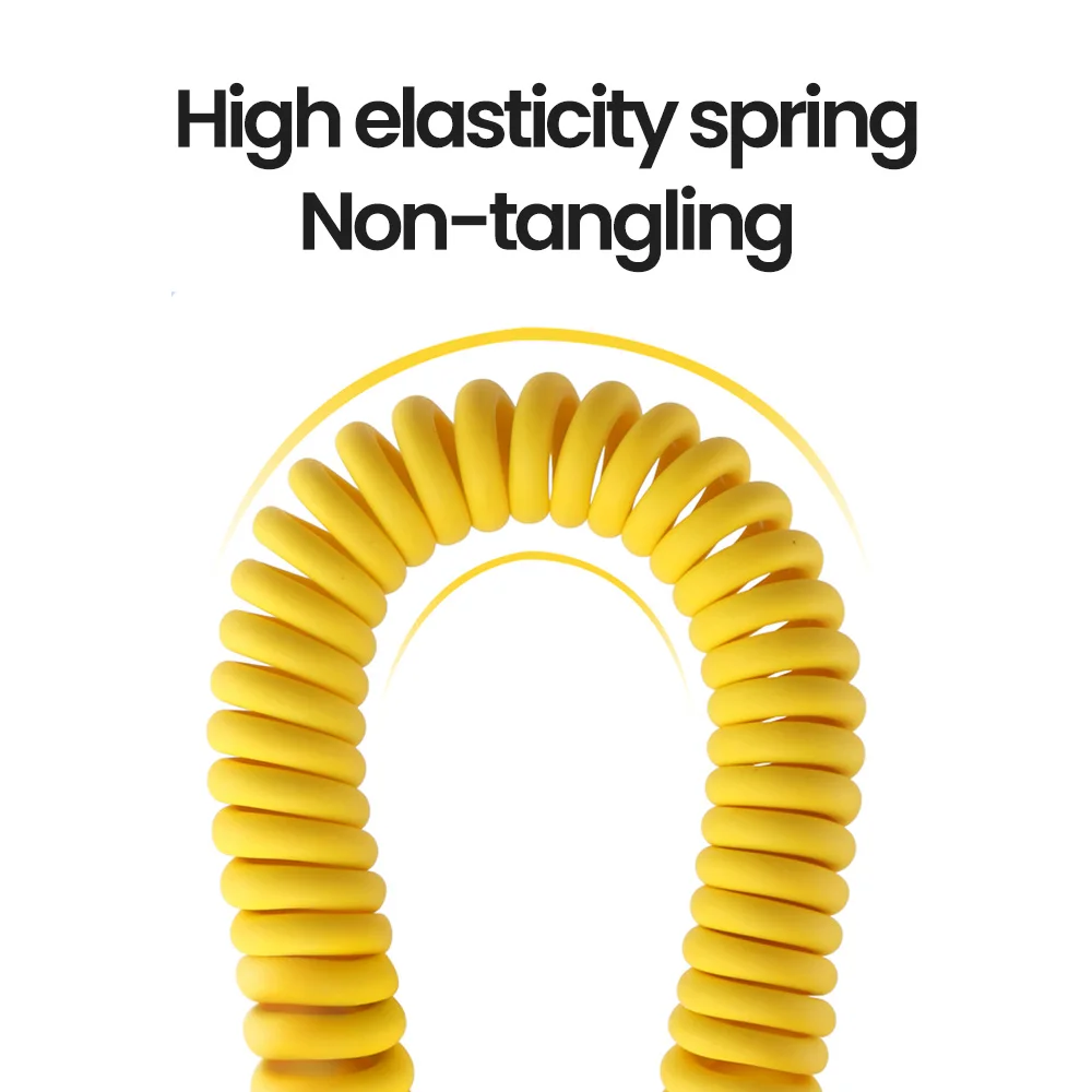 Cable USB de carga rápida con resorte para coche de 66w, Cable Multicolor USB A/USB C a tipo C, Cable de datos USB C para iPhone 15 16 pro Xiaomi Huawei - imagen 4