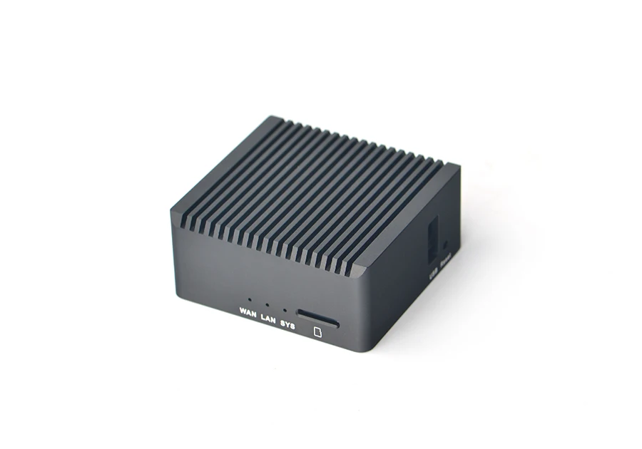 Friendly NanoPi R2S Oficial carcasa metálica sistema OpenWrt RK3328 mini enrutador puerto gigabit dual 1GB de memoria grande - imagen 5