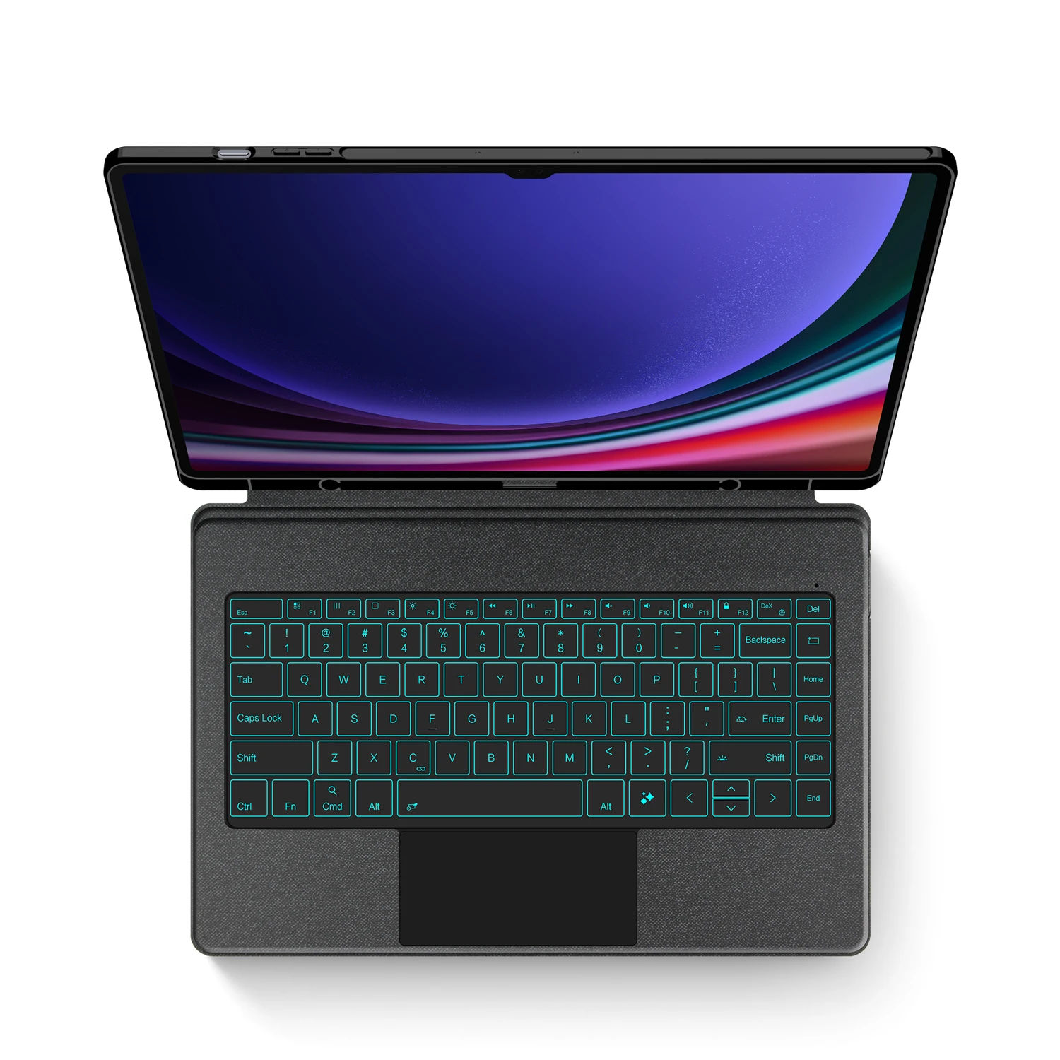 Funda de teclado retroiluminada con TrackPad para Samsung Galaxy Tab S9 Ultra 14,6 "funda para Tab S10 Ultra 5G 14,6" funda de teclado mágico - imagen 2