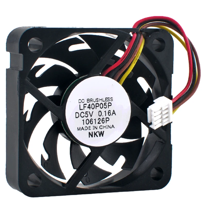 LF40P05P 4cm x 40mm ventilador de refrigeración 40x40x10mm DC5V 0.16A 4 pines 8000rpm ventilador de rodamiento MagFix para enrutador ordenador Industrial Raspberry Pi - imagen 2