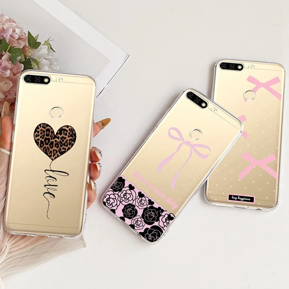 Funda transparente de TPU para Huawei Nova 2 Lite LDN-LX1/nova Lite PRA-LX2, fundas de teléfono con patrón de nuevo estilo para parachoques Nova Lite 2Lite - imagen 2