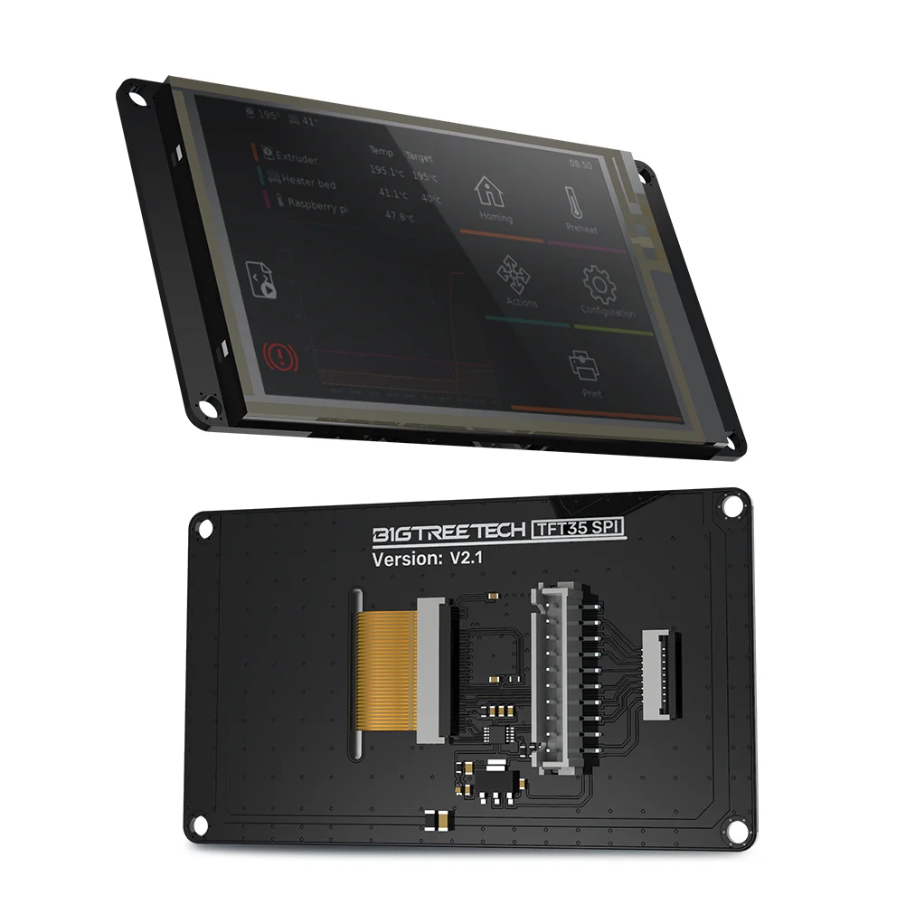 BIGTREETECH-pantalla táctil TFT35 SPI V2.1, módulo IO2CAN V1.0, 3,5 pulgadas, 480x320, TFT, para placa base de impresora 3D CB1 M8P - imagen 3