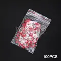 100PCS Red