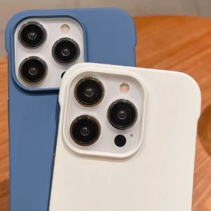 Funda 16 Pro ultrafina y delgada para teléfono duro de PC para iPhone 16 11 14 12 13 15 Pro Max, funda trasera mate sin bordes 14 15 16 Plus