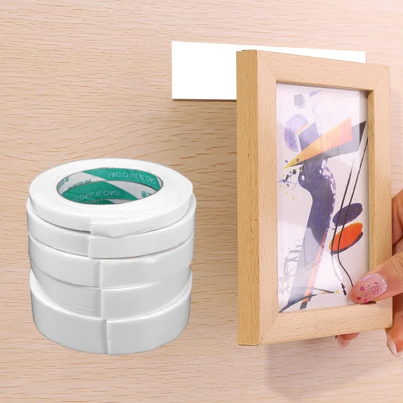 Cinta adhesiva de doble cara súper fuerte, almohadilla de esponja de espuma autoadhesiva para montar, almohadilla de fijación, ancho pegajoso 10mm, 15mm, 20mm, 24mm, 30mm - imagen 5