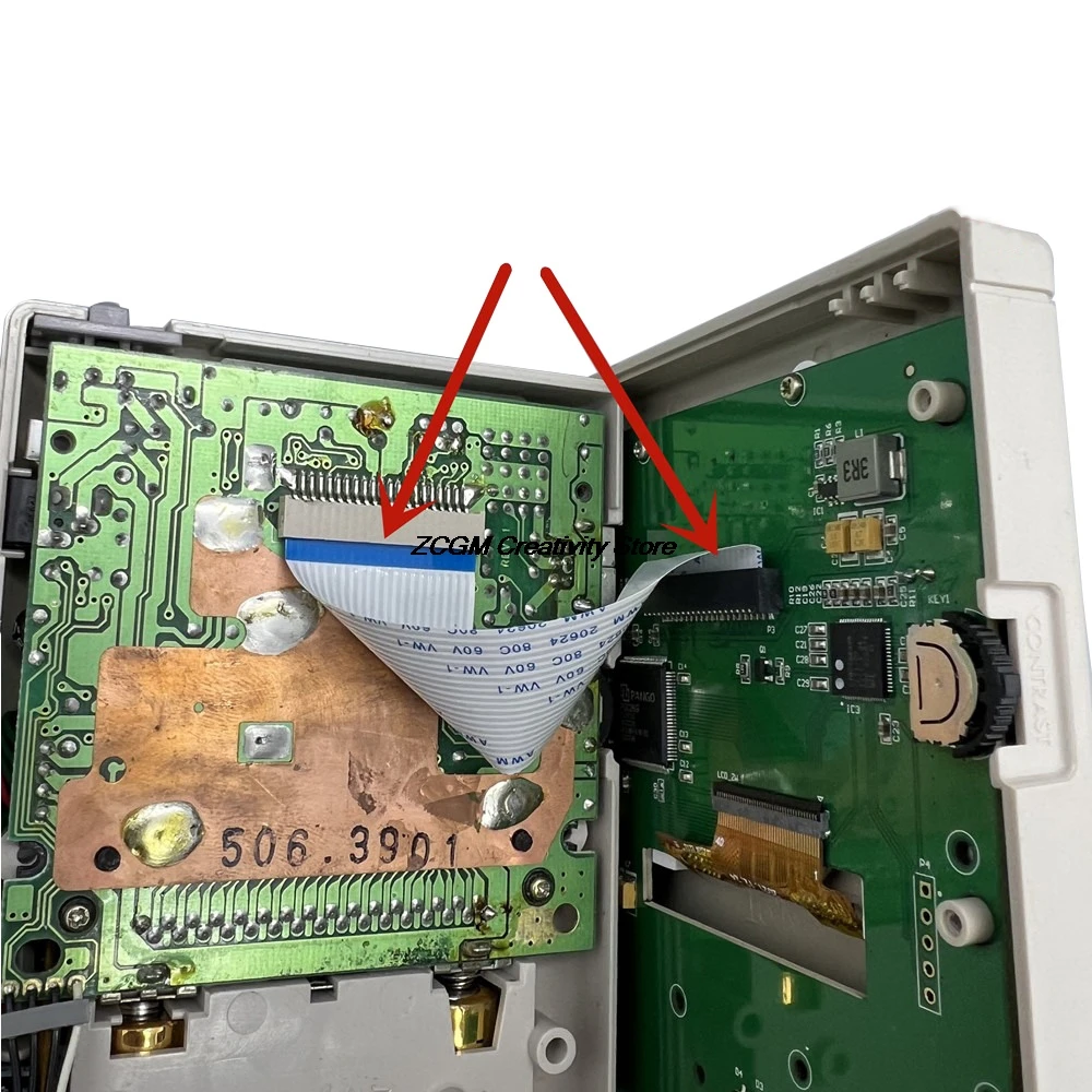 Kits de pantalla LCD IPS de escala de grises de tamaño Original para GameBoy GB DMG, pantalla de punto a punto, kits de pantalla LCD de brillo destacado - imagen 5