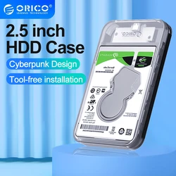 Caja Externa ORICO HDD 2,5″ SATA USB-C – Diseño Cyberpunk