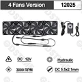 4 Fan 12025Hydraulic