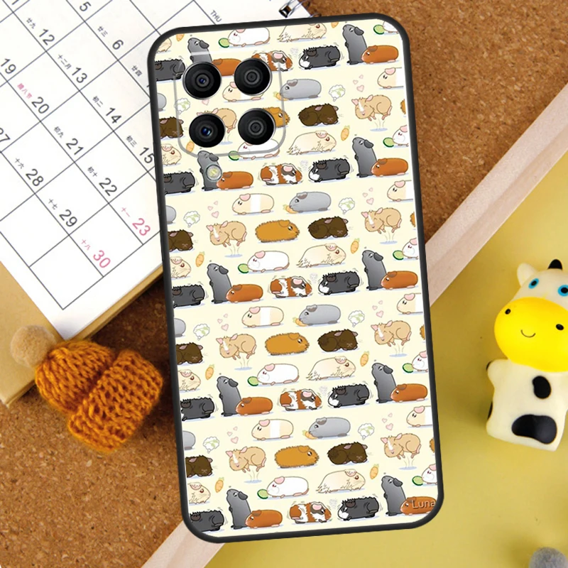 Funda bonita de conejillo de indias de dibujos animados para Samsung Galaxy M15 M35 M55 M33 M21 M31 M16 M36 M56 M53 M13 M12 M32 M52 M14 M34 M54 - imagen 3