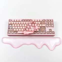 Reposamuñecas Teclado Ratón Ergonómica Silicona Antideslizante