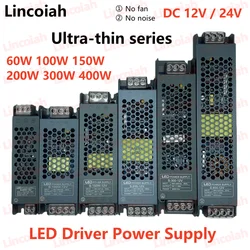 Transformador LED 12V/24V Ultrafino para Tiras LED 60W-300W