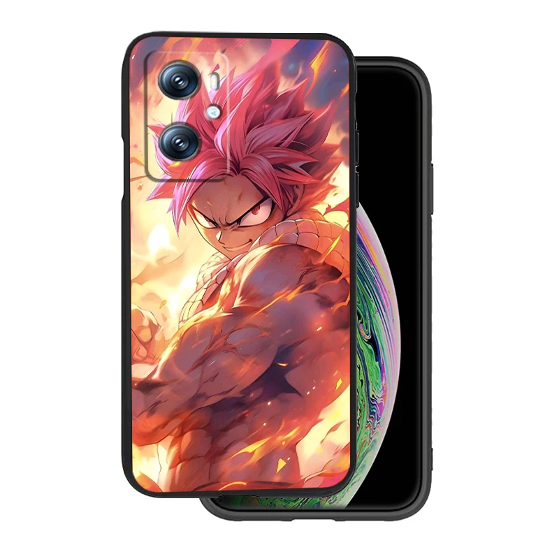 Fairy Tail Anime Movie Cool para OPPO Find X5 X3 X6 A54S A5 A94 A16 A53S A57 A74 A72 A98 A78 A96 A9 5G, funda negra para teléfono - imagen 4