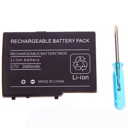 Batería recargable de iones de litio + Mini destornillador para NDS Lite para Nintendo DS Lite para batería de juego de consola NDSL