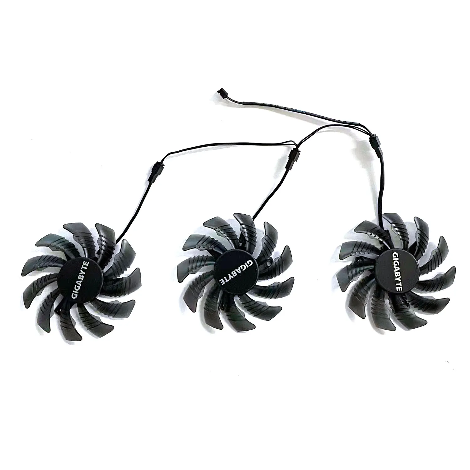 Para tarjeta gráfica Gigabyte GTX 970 Windforce G1 como enfriador de CPU de repuesto 75MM 2/3 pines GTX970 ventilador enfriador T 128010 SM PLD08010S12H - imagen 3