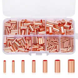 Kit de conectores de crimpado de cobre sin aislar