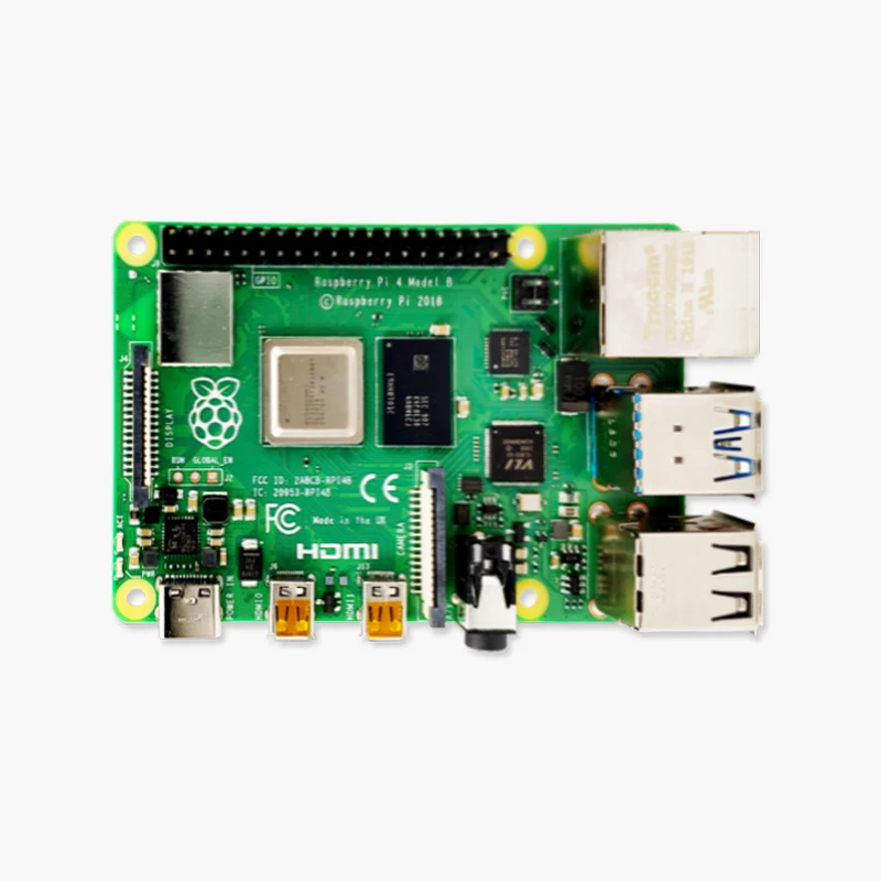 Kit de placa de desarrollo Original oficial Raspberry Pi 4 modelo B RAM 2G 4G 8G CPU de 4 núcleos 1,5 Ghz 3 velocidades que Pi 3B + - imagen 4