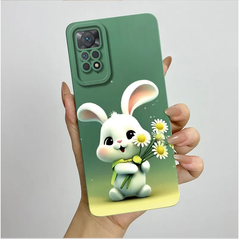 Para Xiaomi Redmi Note 11 Pro 4G 5G funda bonitas flores funda de teléfono de silicona suave para Redmi Note 11E Pro 11Pro funda carcasa 6,67" - imagen 3