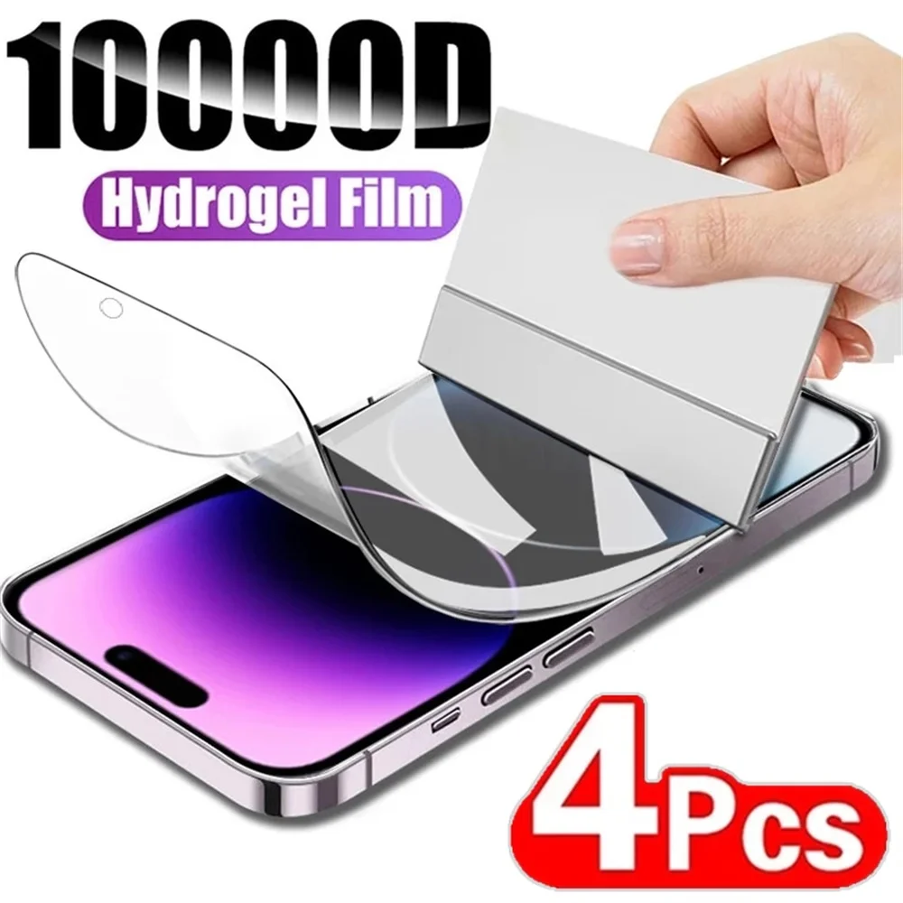 4 Uds película de hidrogel para LG Velvet Wing 5G V60 ThinQ 5G V40 V50 V30 PLUS W31 W41 Pro Stylo 7 6 K71 5 Q60 X6 Protector de pantalla - imagen 2