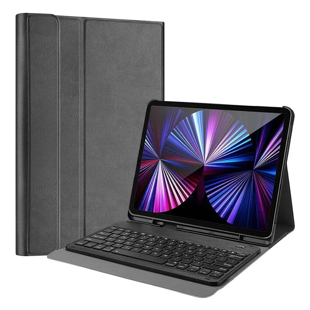 Para iPad Air 5 4 10,9 funda con teclado magnético Pad air 11 Pro 11 13 12,9 9,7 10,2 7 8 9 10th Gen Air 3 10,5 funda con soporte inteligente