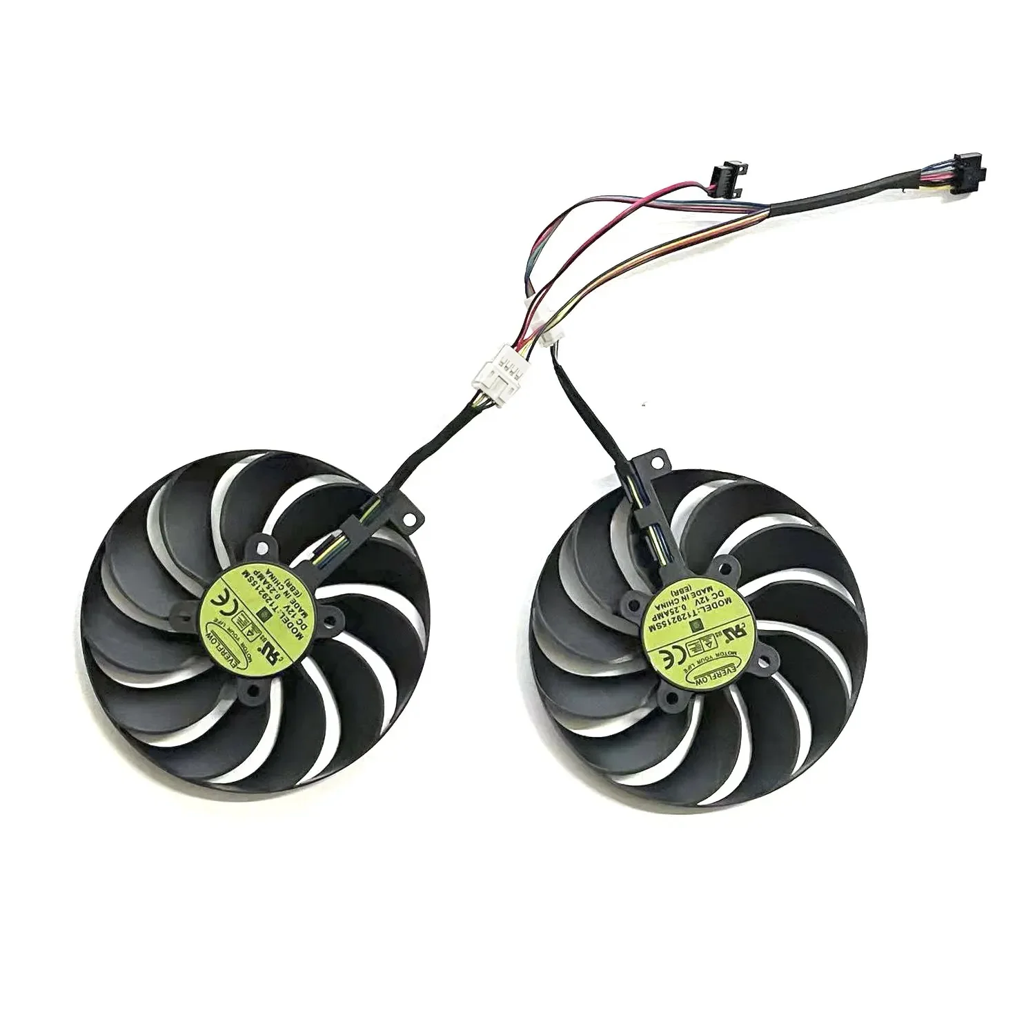 UKGF nuevo T129215SU FDC10U12S9-C 5PIN para ASUS DUAL-RX 5500 XT-O8G-EVO ROG-STRIX-RX5500 XT refrigeración de la tarjeta gráfica para juegos - imagen 3