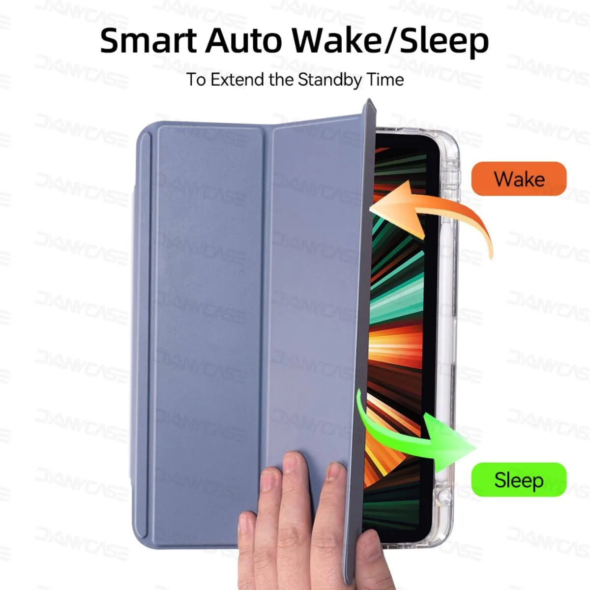 Funda Separable para tableta iPad de 10. a generación, 10,9, 10,2, 7/8, 9 a generación, 9,7, 5/6, Air2 Pro 11, 12,9, 10,5, con ranura para bolígrafo de TPU - imagen 3