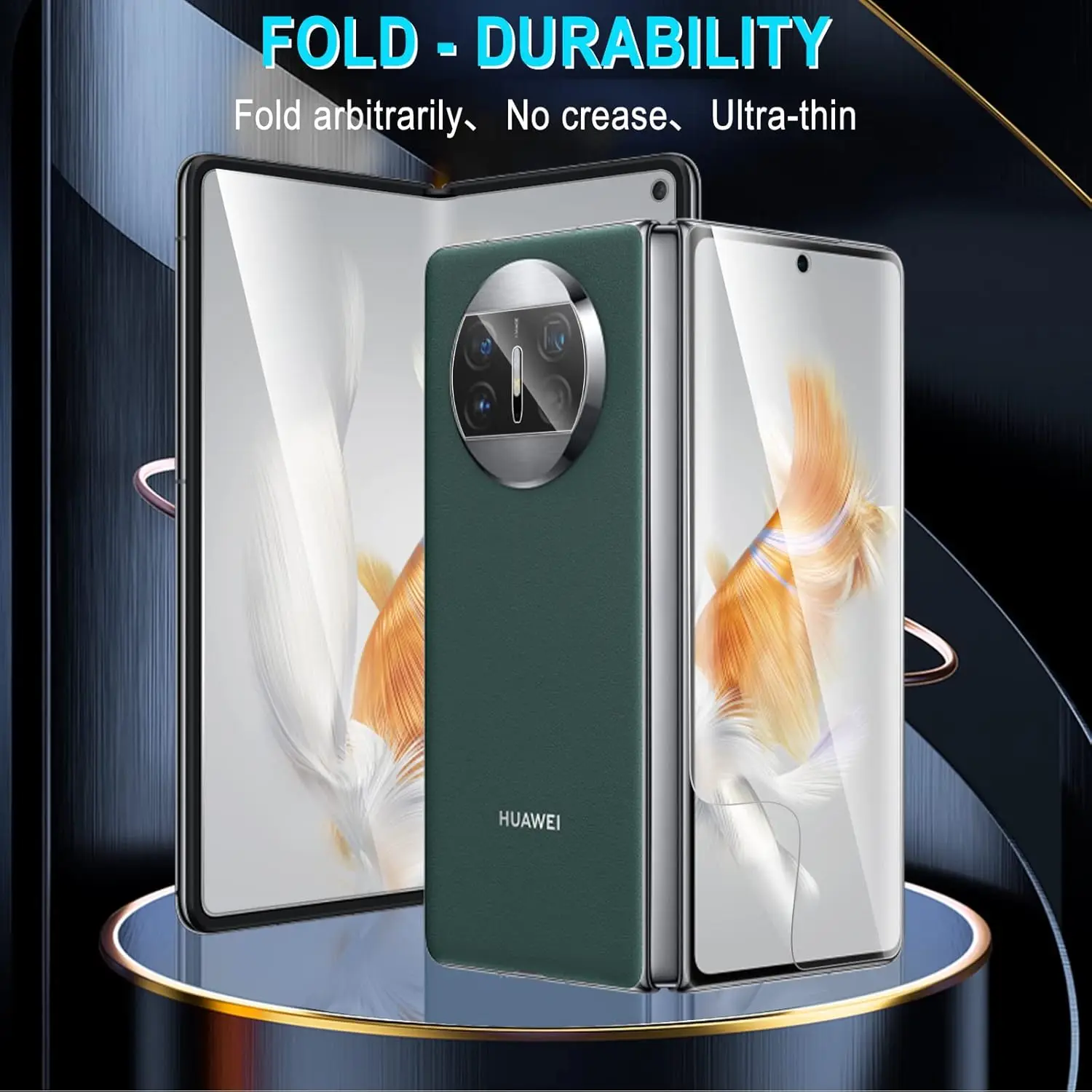 6 en 1 para Huawei Mate X6 X5 X3 2 uds película de hidrogel para pantalla interna 2 uds película suave en pantalla externa 2 uds Protector de cámara - imagen 4