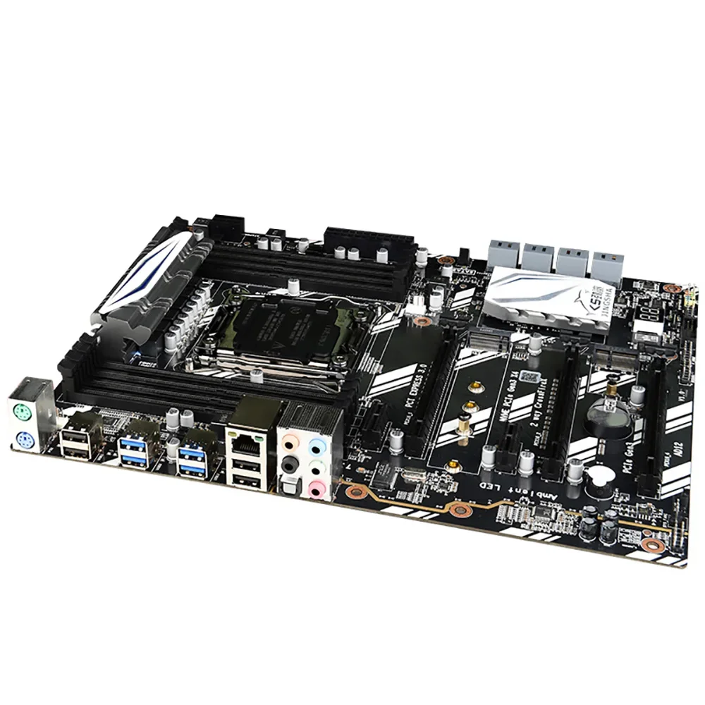 Placa base X99 D8 LGA 2011-3 con E5 2680V4 4 * DDR4 16GB ECC REG RAM compatible con Crossfire Turbo Boost Game multiapertura - imagen 2