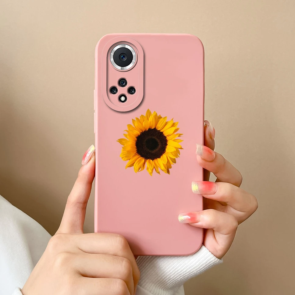 Para Huawei Nova 9 Pro 9 SE funda de teléfono moda amor corazón alta calidad suave suave cubierta de silicona líquida para Huawei Nova9 parachoques - imagen 5