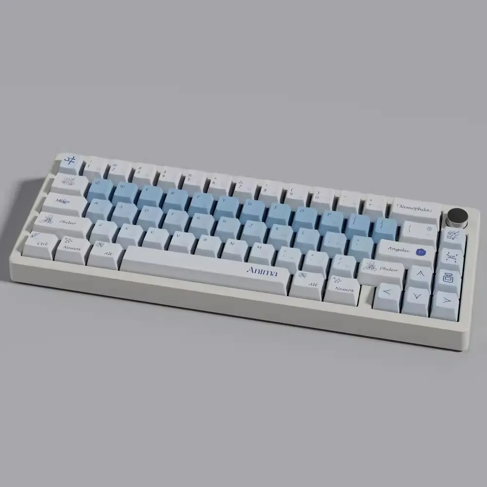 1 Set Anima Isekaijoucho Nemophlia Vtuber Keycaps PBT Dye Sub Key Caps Cherry Profile Anime Keycap For MX Switches Keyboard - imagen 4