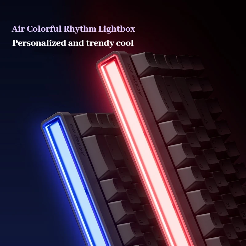 MCHOSE Ace 68 Teclado mecánico de eje magnético de aire para juegos Esports, efecto de luz GIF RGB personalizado de baja latencia con cable - imagen 3