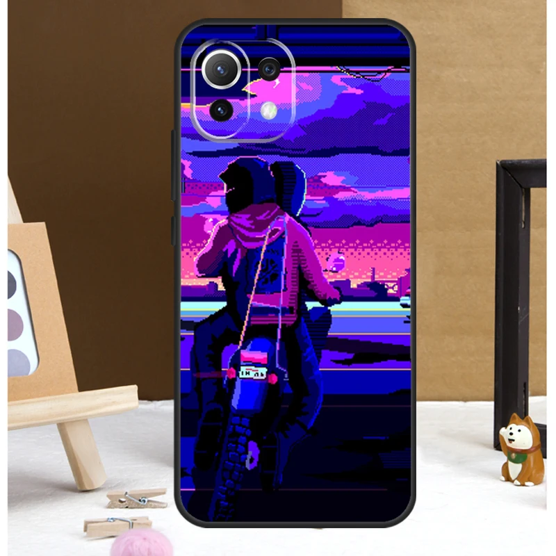 Funda de Anime Vaporwave Glitch para Xiaomi, 14 Ultra, 13, 11T, 12T, 13T Pro, 12 Lite, POCO X6 Pro, X3, X4, X5, M5s, M6, F3, F5 - imagen 3