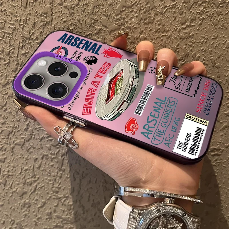 A-madrids-realss-P Funda esmerilada para iPhone 17 Air 16 E 15 14 Plus 13 12 Mini 11 Pro Max Hoja acrílica Cubierta de borde duro de silicona - imagen 5