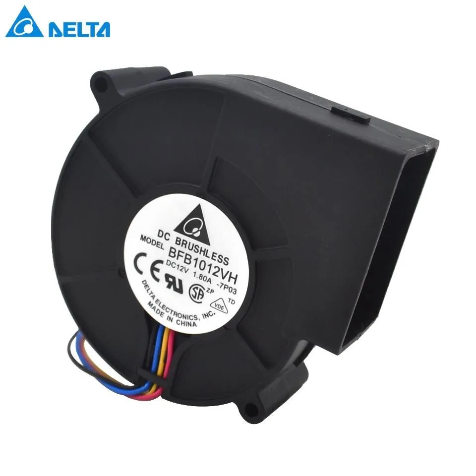 Ventilador de refrigeración Turbo centrífugo, BFB1012VH, 12V, 1,80a, capacidad de viento de 97x97x33MM para Delta, 9733 - imagen 3
