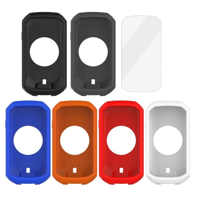 Fundas protectoras 2 en 1 para Garmin Edge 1050, cubierta protectora de película de vidrio, Gps, sistema de ordenador de bicicleta, funda de silicona - imagen 4
