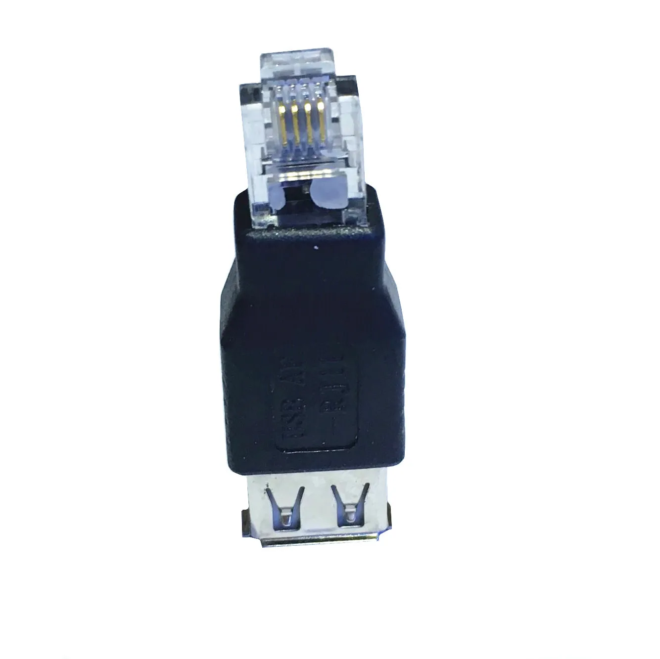 Adaptador de conector de teléfono de red Ethernet macho USB 2,0 A hembra A RJ11 4Pin 6P4C - imagen 4