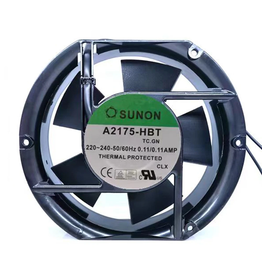 220-240V 0.11AMP A2175-HBT para SUNON TC.GN A2175-HBL ventilador de refrigeración de gabinete con marco de aluminio 1751 172*150*51MM