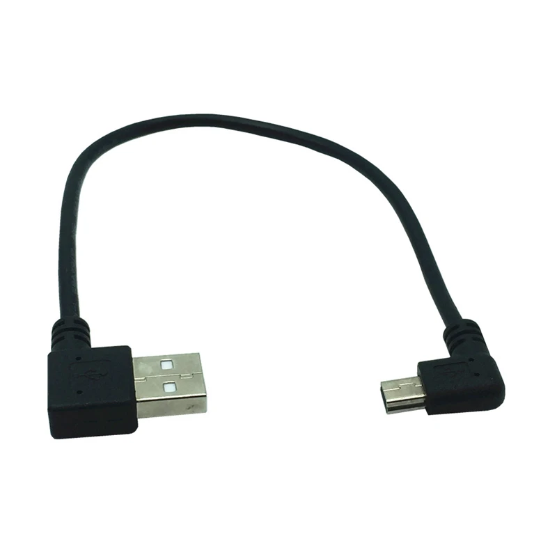 Mini Cable Usb 2,0 de ángulo recto de 90 grados, cargador de Altavoz Bluetooth MP3, Mini Cable de alimentación Usb, Mini Cable de carga en ángulo izquierdo - imagen 2