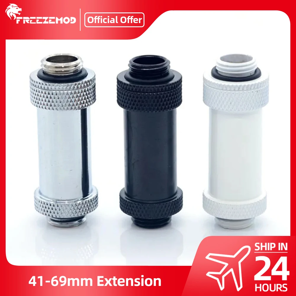 FREEZEMOD-Extensión macho-macho de 41-69mm, adaptador macho doble de rosca G1/4, SSJT-41 - imagen 2