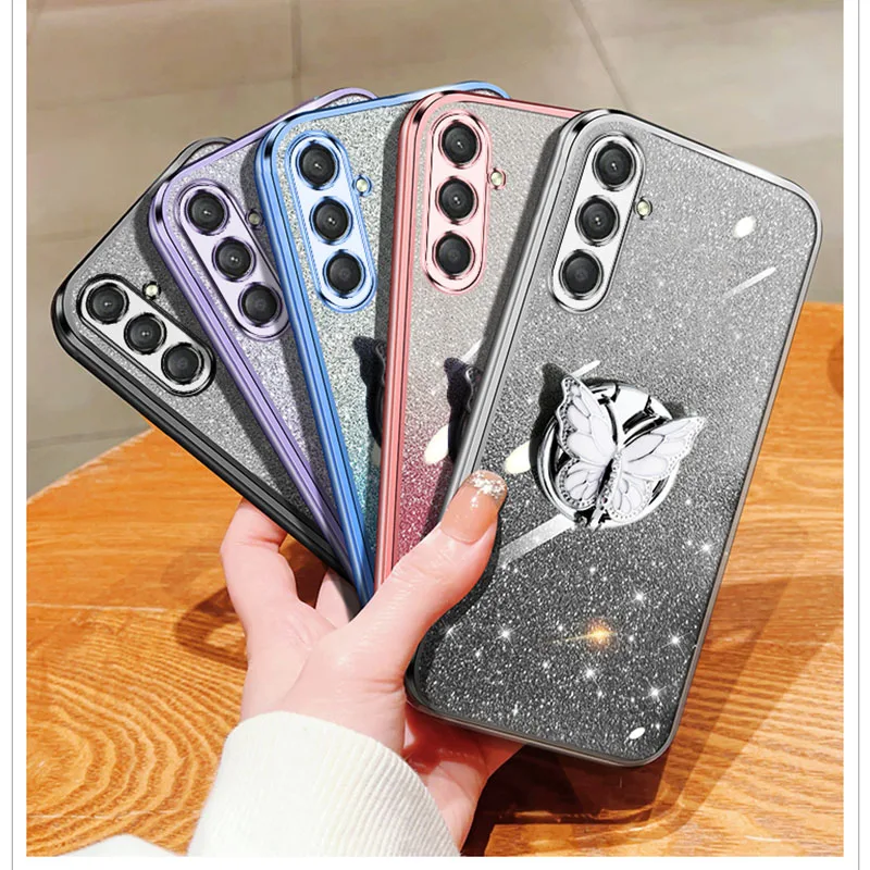 Funda de teléfono con soporte de mariposa para Infinix Note 50 Hot 50 Pro Plus + 50i Hot50 Pro 40 Pro 40i - imagen 3